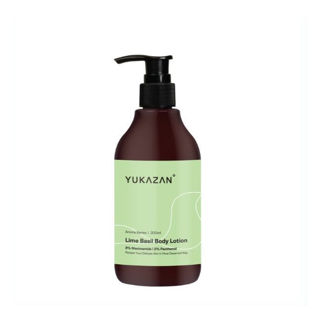YUKAZAN LIME BASIL BODY LOTION 300ML