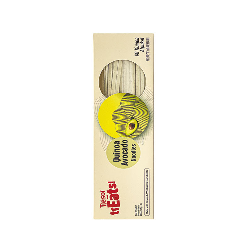 TRESOR TREATS QUINOA AVOCADO FLAT NOODLE 200G