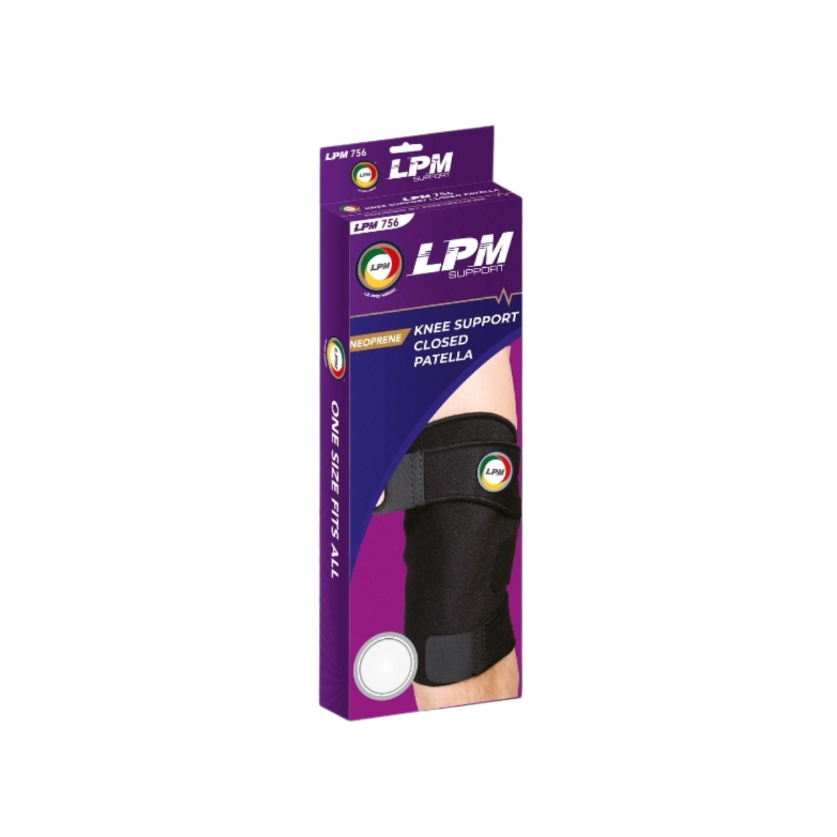 LPM 756 CLOSED PATELLE KNEE SUPPORT