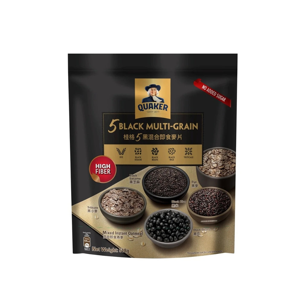 QUAKER FIVE BLACK MULTIGRAIN 518G