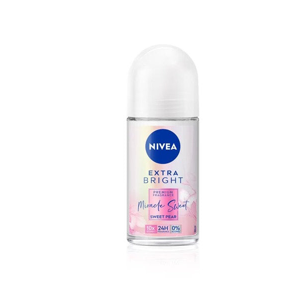 NIVEA ROLL ON EXTRA BRIGHT MIRACLE SWEET 50ML