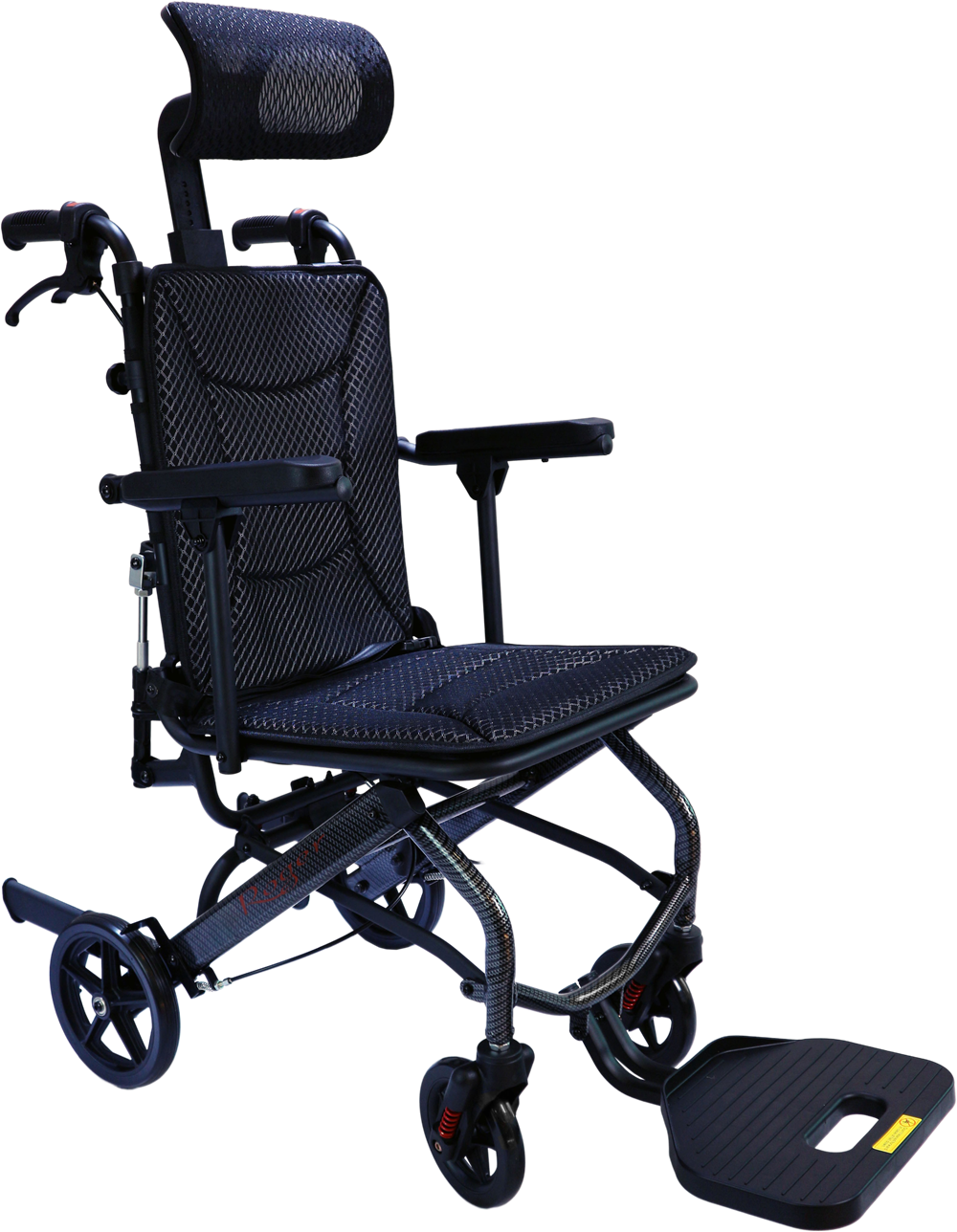 ROGER RECLINING 90-125 DEG FLIP UP FOOTREST TRAVEL WHEELCHAIR WCG8