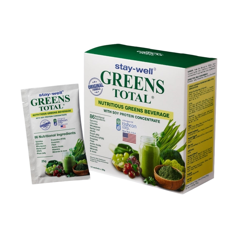 STAY-WELL GREEN TOTAL 14 SACHETS