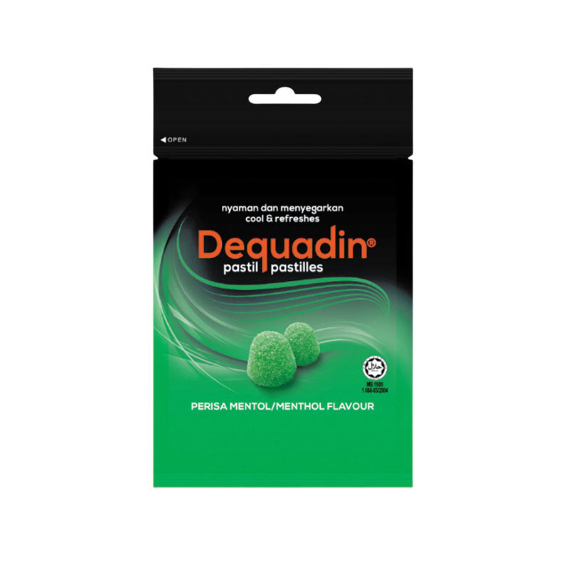 DEQUADIN PASTILLES MENTHOL 20G