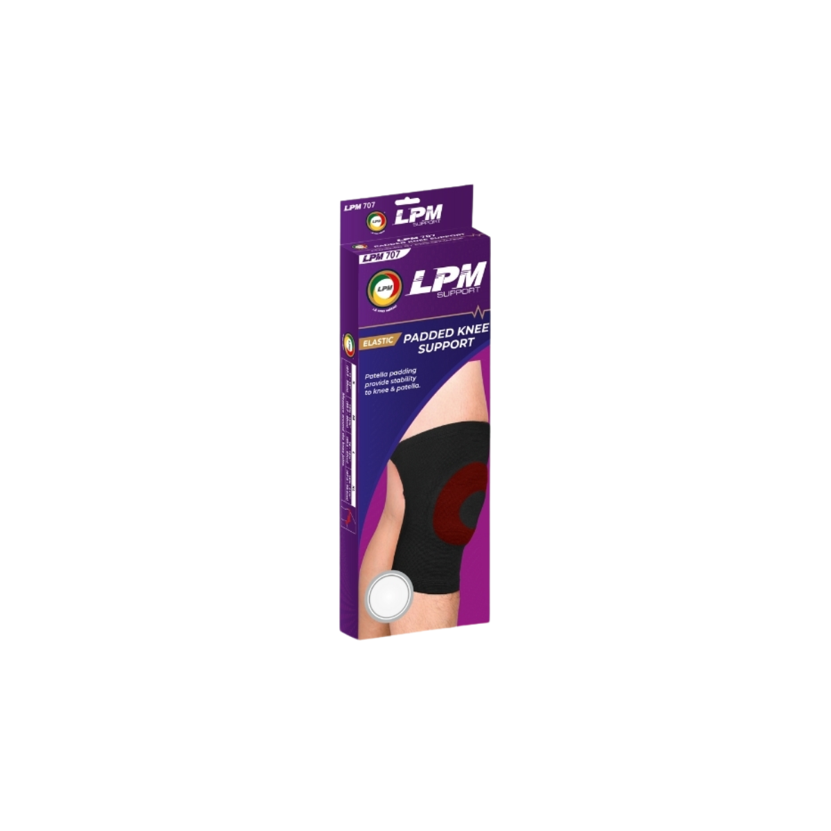 LPM KNEE SUPPORT CLOSED PATELLA PADDED 707 SIZE SIZE XL