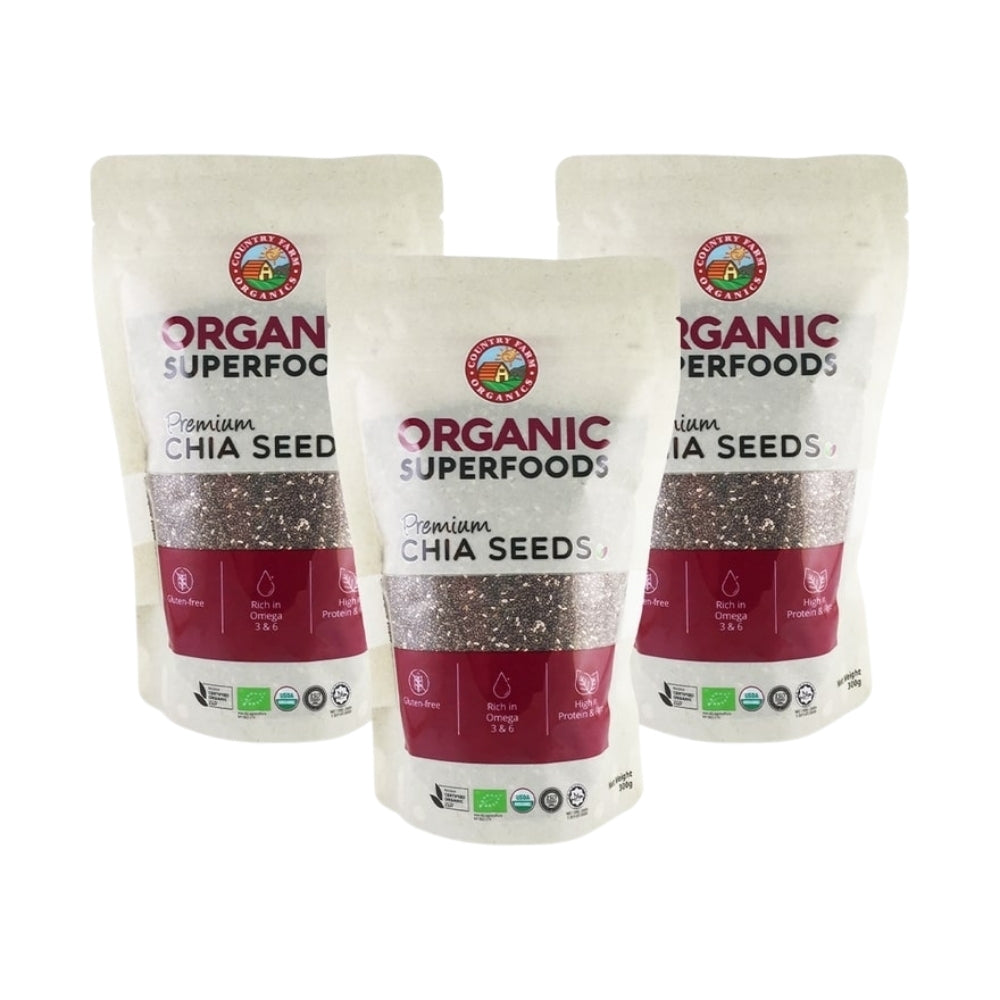 COUNTRY FARM CHIA SEEDS 300G X 3 (B2F1)