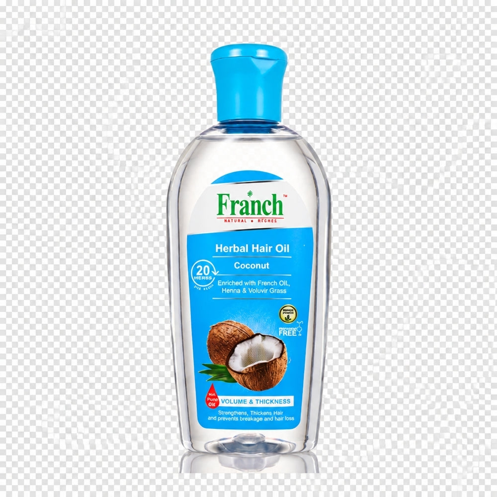 FRANCH HERBAL HAIR OIL COCONUT 100ML