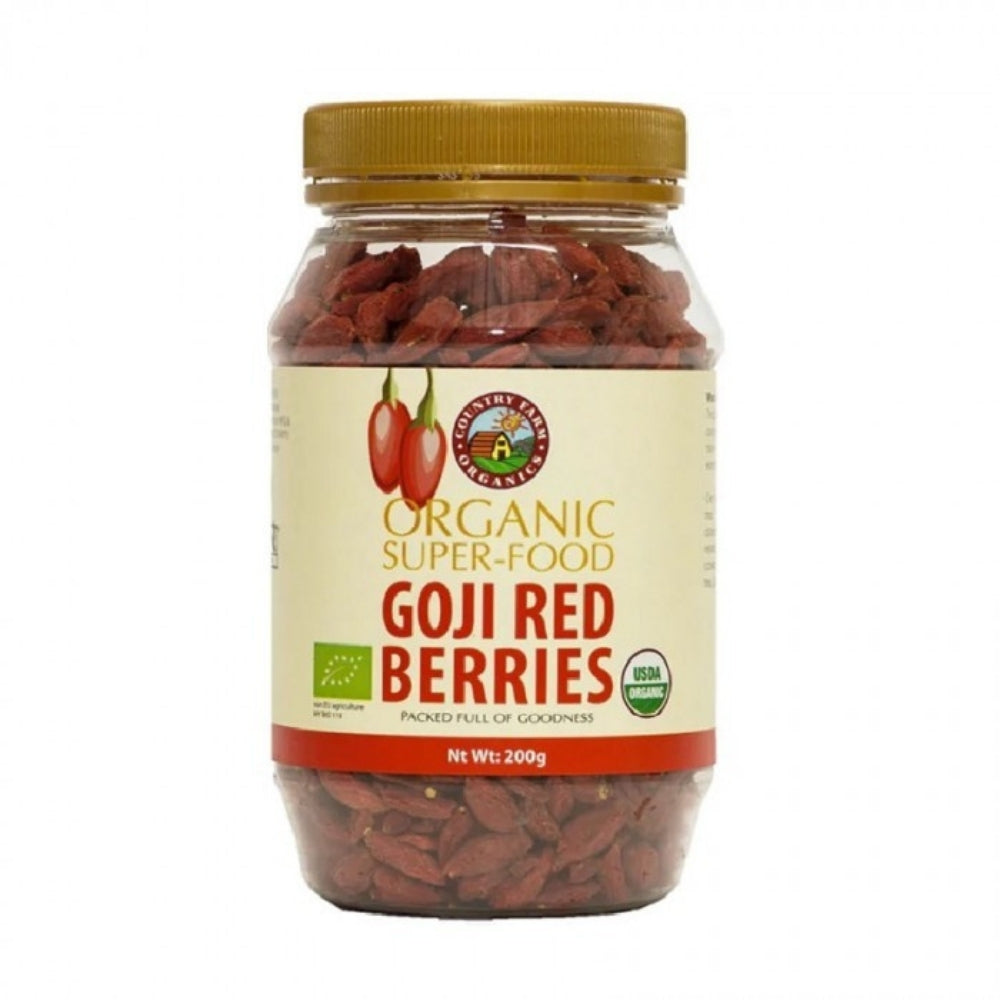 COUNTRY FARM ORGANIC DRIED GOJI BERRY 200G