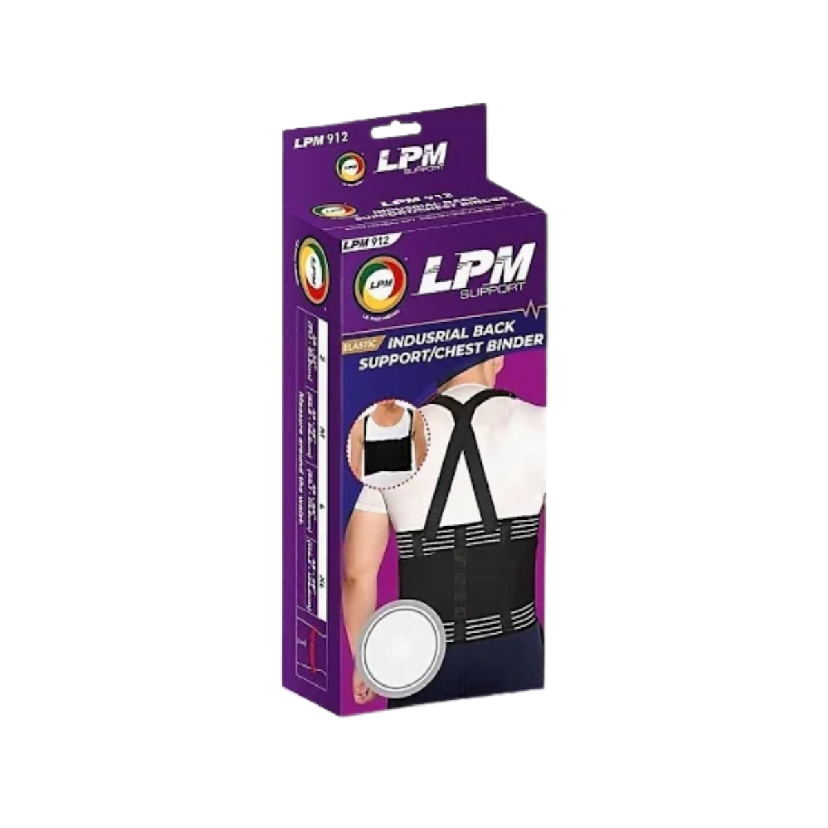 LPM INDUSTRIAL BACK SUPPORT S 912