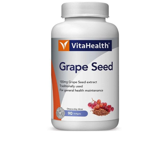VITAHEALTH GRAPE SEED 90S