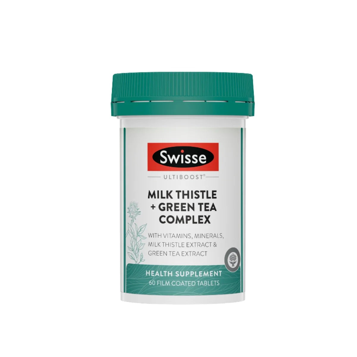 SWISSE ULTIBOOST MILK THISTLE + GREEN TEA COMPLEX 60S