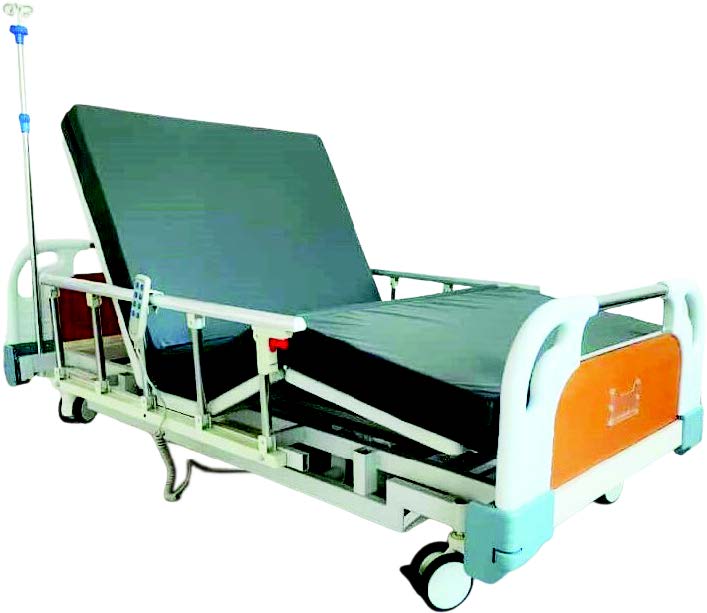 MERS PREM 3 FUNC ULTRA LOW ELECTRIC BED WITH PORTABLE TABLE & MATTRESS B3055-P