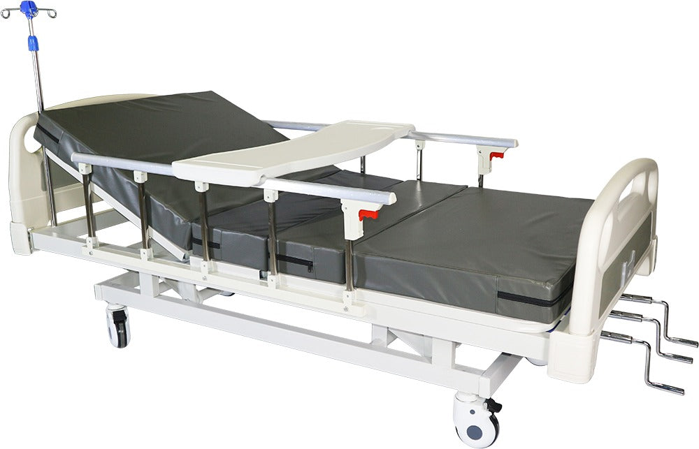 MERS PREMIUM HI-LO HOSPITAL BED WITH PORTABLE TABLE & MATTRESS B3000-P1