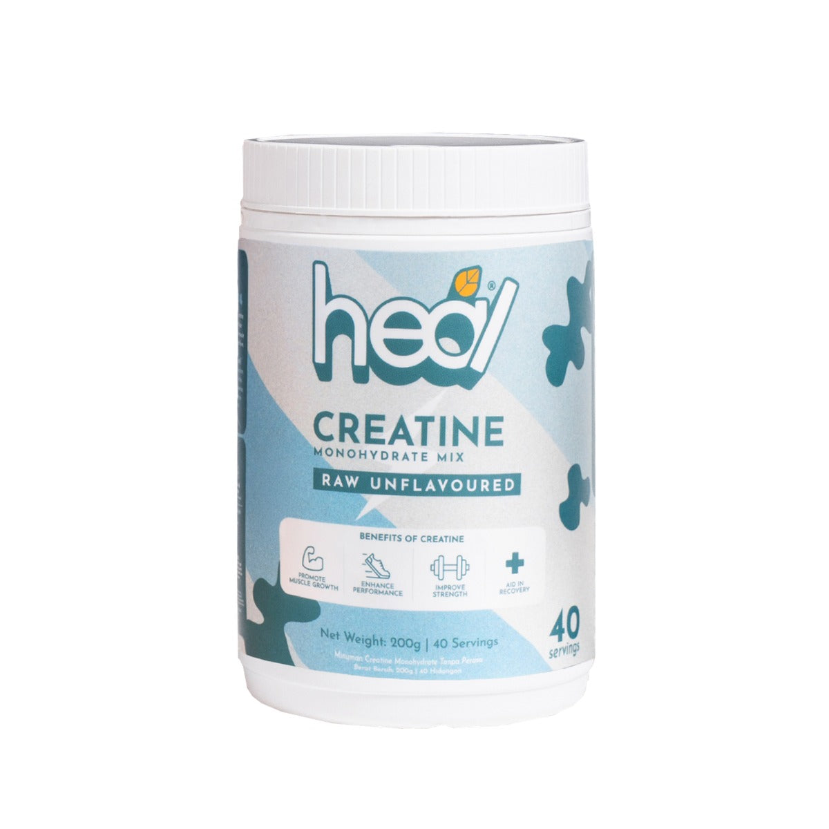 HEAL CREATINE MONOHYDRATE MIX RAW UNFLAVOURED 200G