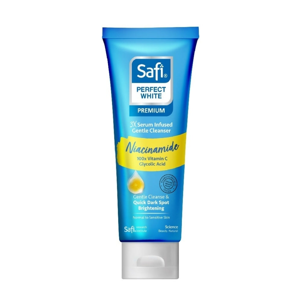 SAFI PERFECT WHITE 3X SERUM INFUSED GENTLE CLEANSER 100G