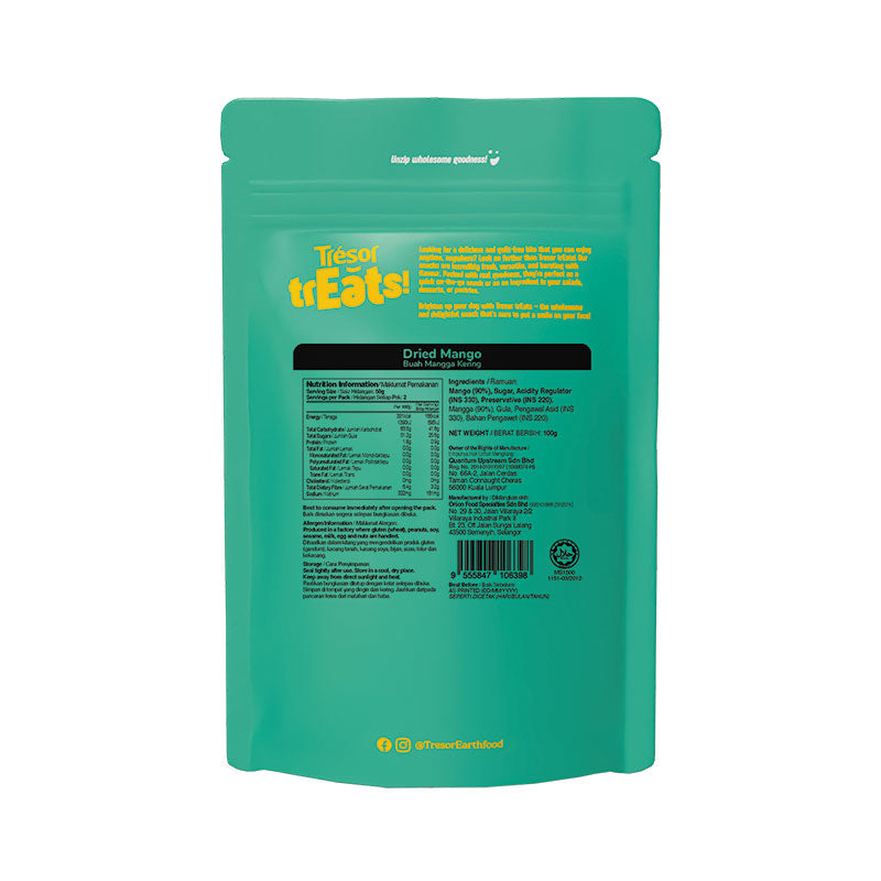 TRESOR DRIED MANGO 100G
