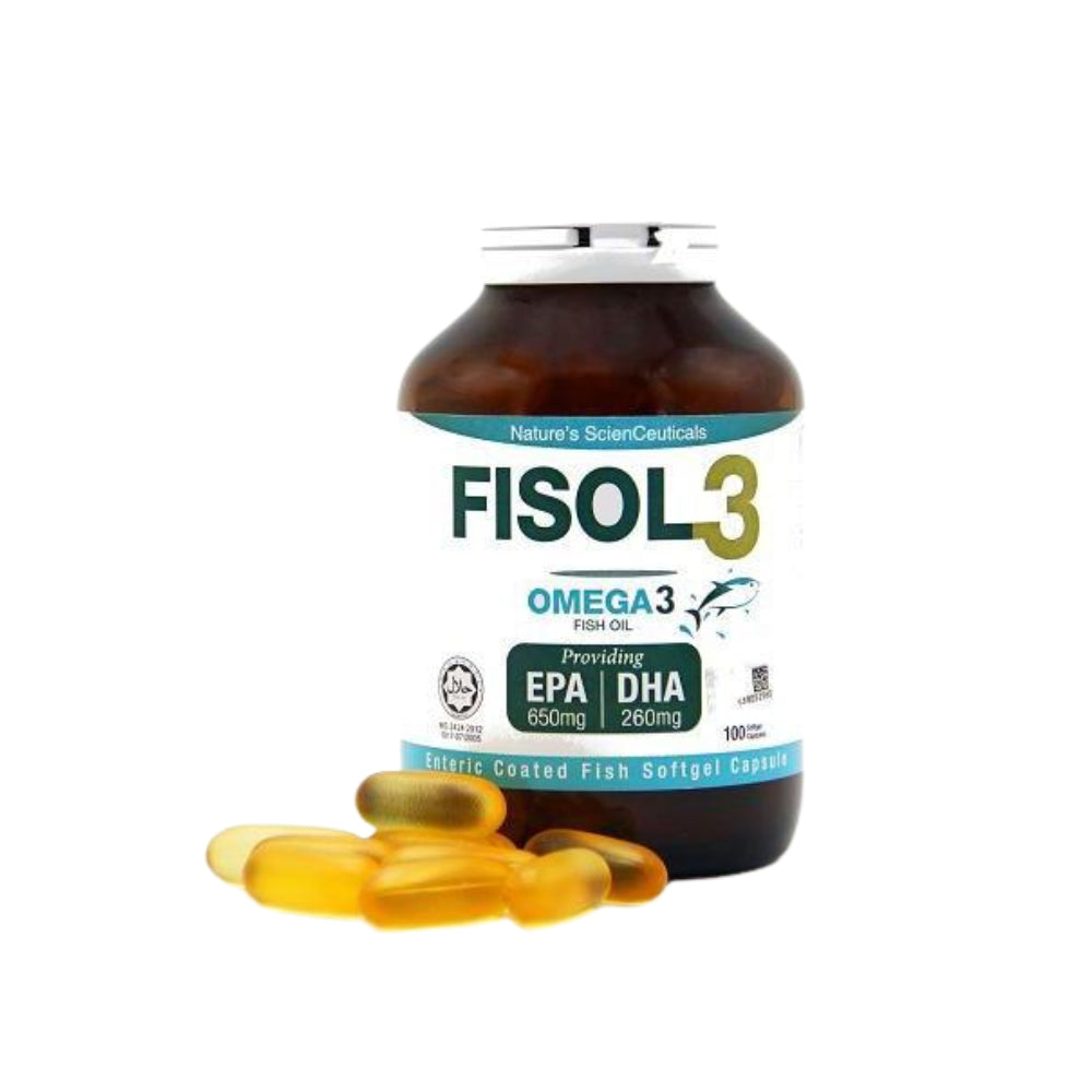 FISOL 3 OMEGA 3 FISH OIL+VIT D3 100S