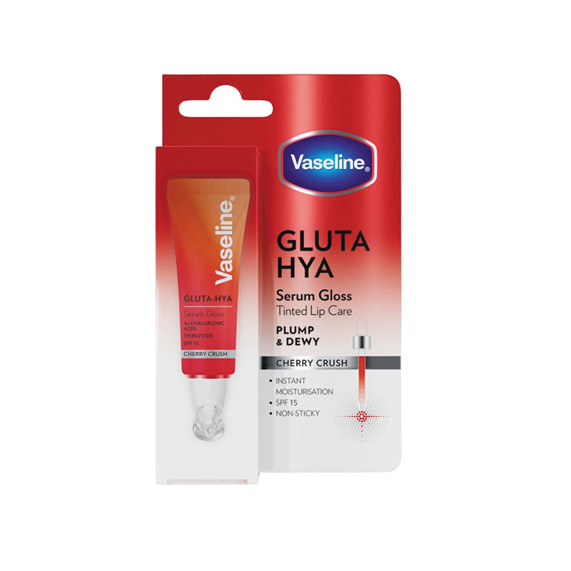 VASELINE LIP GLUTA HYA SERUM GLOSS CHERRY CRUSH 10ML