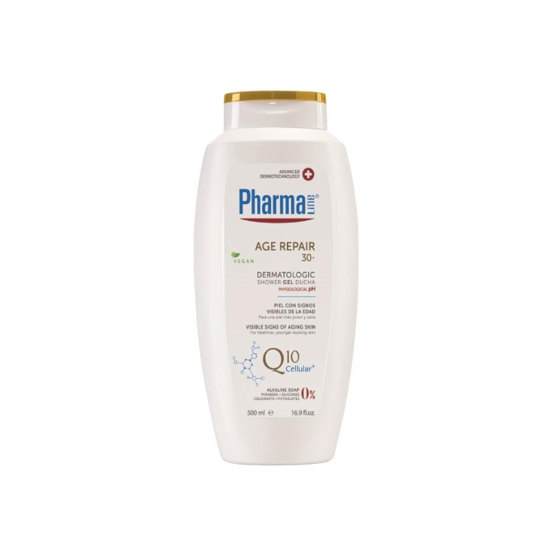 PHARMALINE AGE REPAIR 30+ SHOWER GEL 500ML