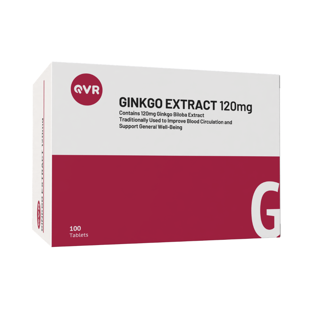 QVR GINKGO EXTRACT 120MG 100S