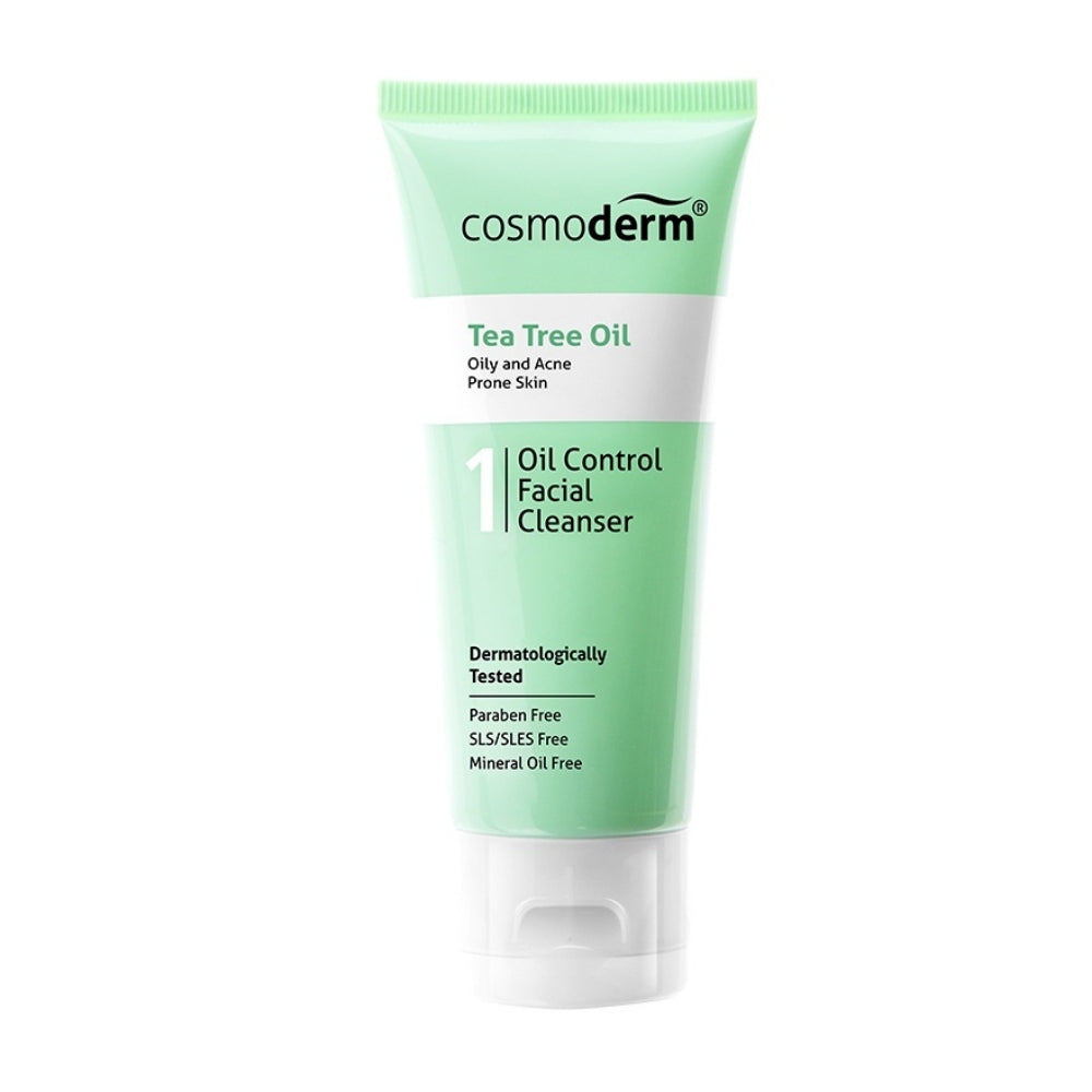 COSMODERM TEA TREE OIL CONTROL FACIALCLEANSER 50ML