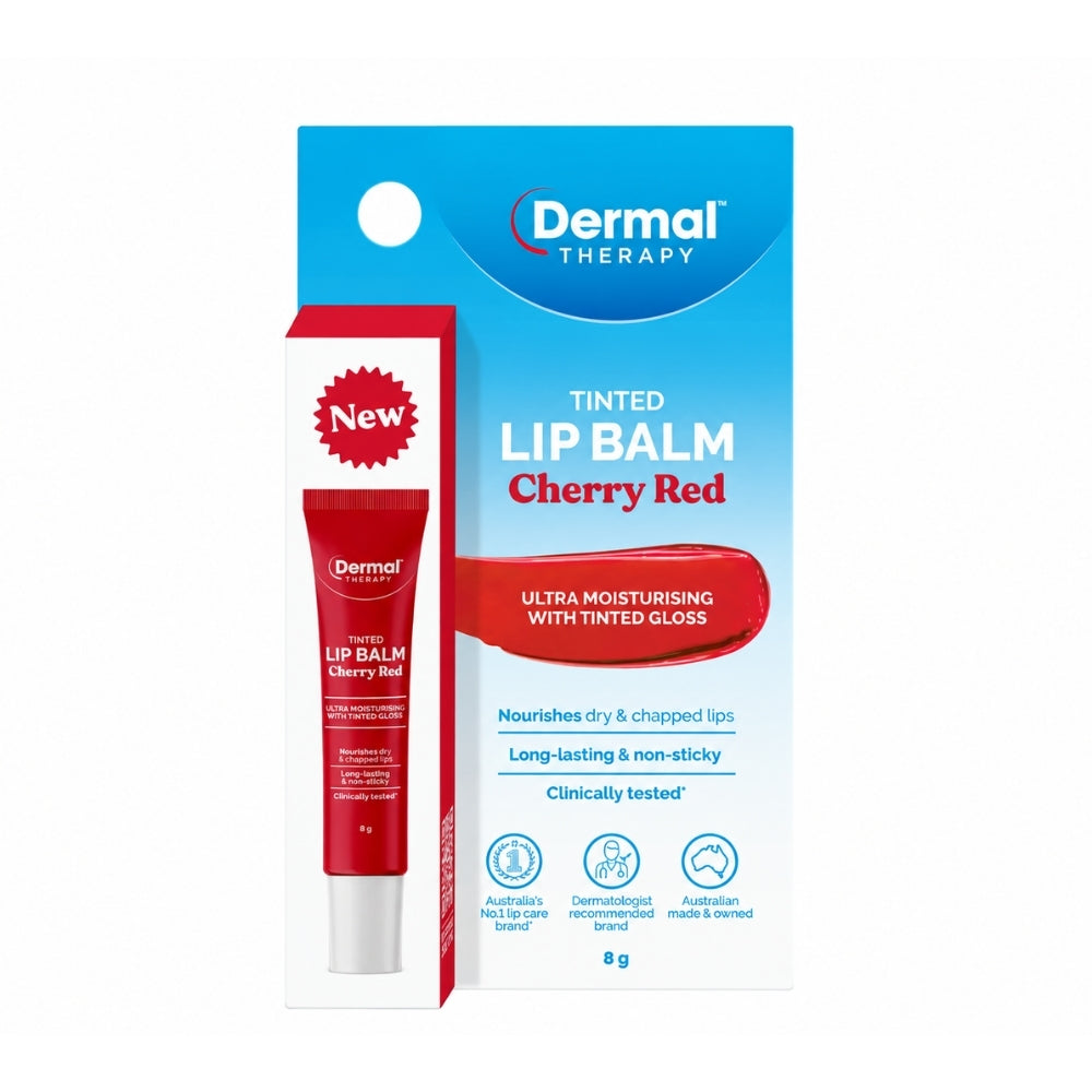 DERMAL THERAPY TINTED LIP BALM CHERRYRED 8G