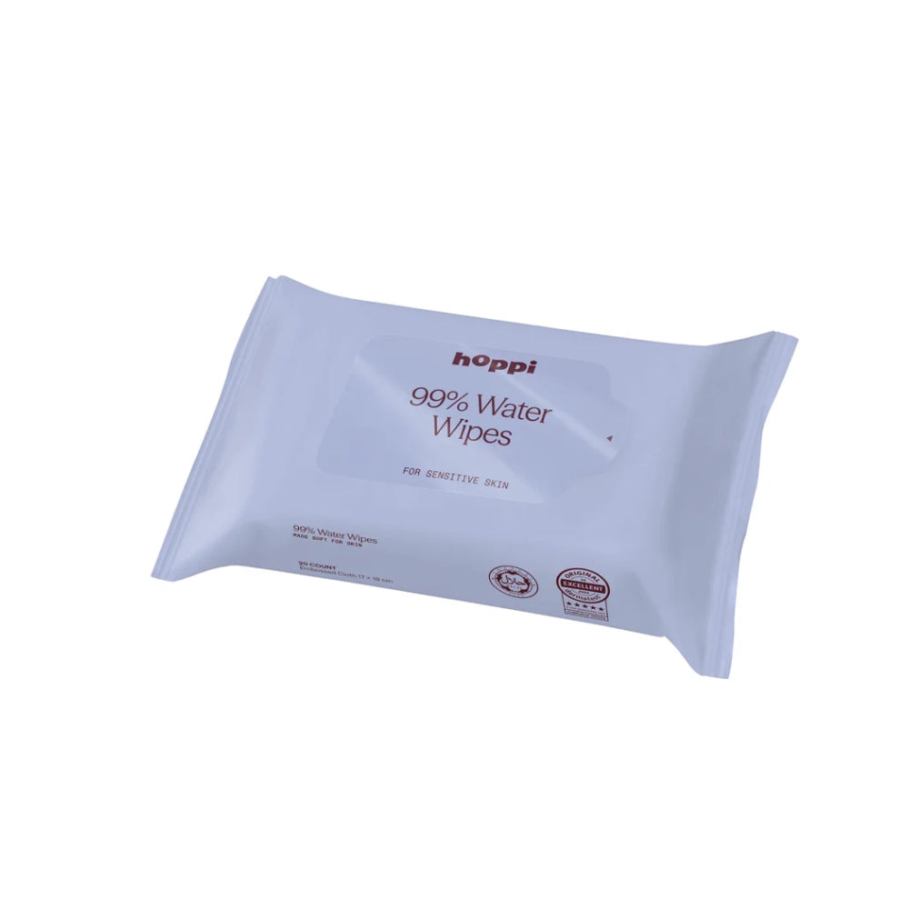 HOPPI 99% WATER WIPES 20S