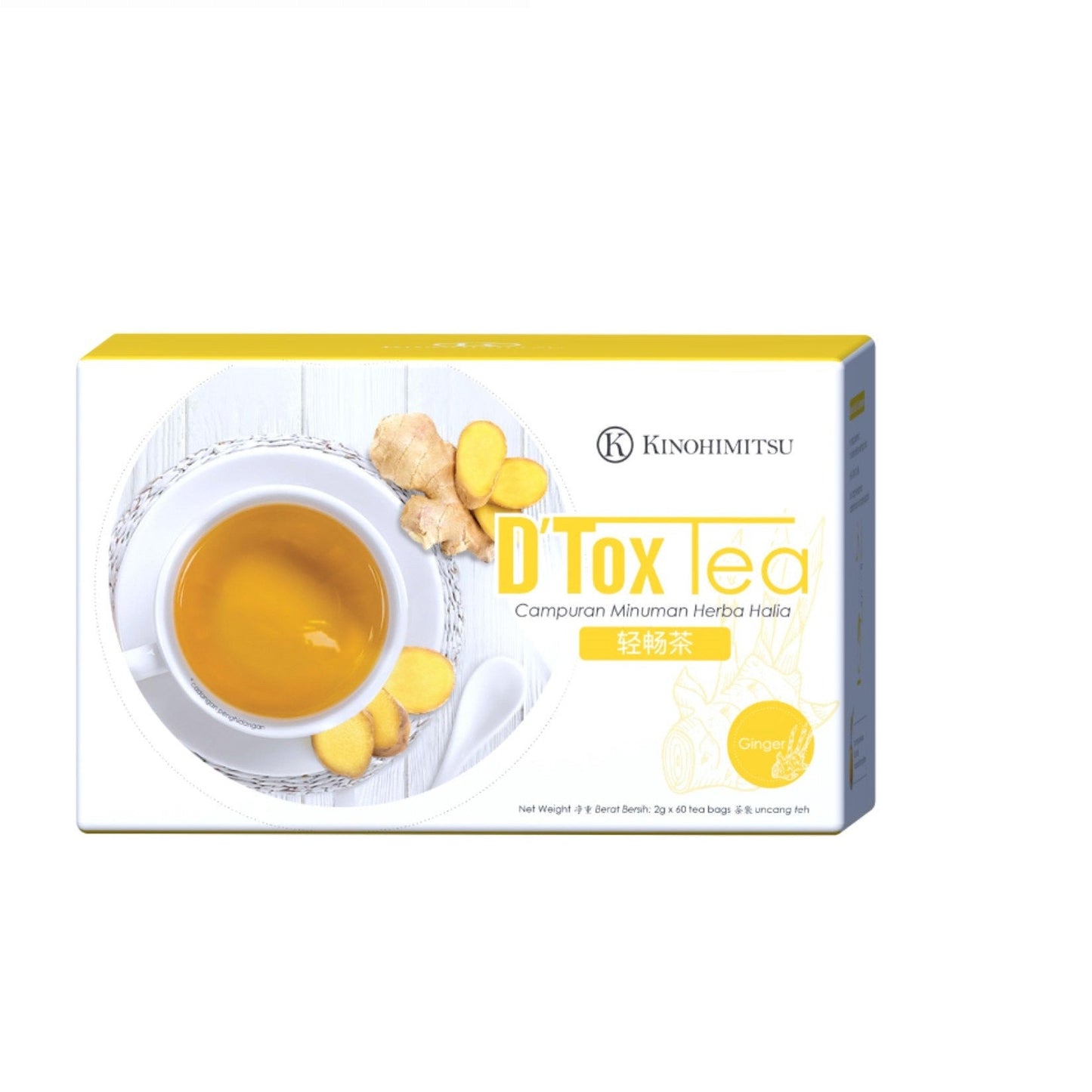 KINOHIMITSU JPAN DTOX TEA GINGER 60S