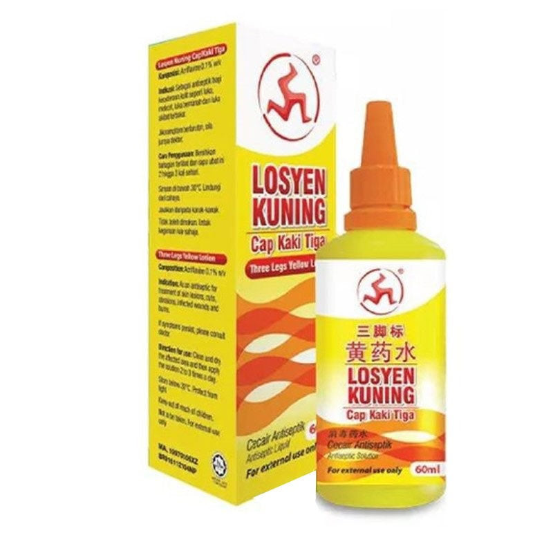 THREE LEGS YELLOW LOTION 60ML