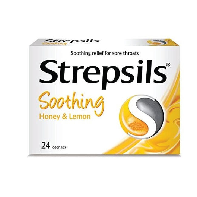 STREPSILS BOX HONEY LEMON 24S
