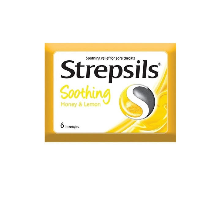 STREPSILS POUCH HONEY LEMON 6S