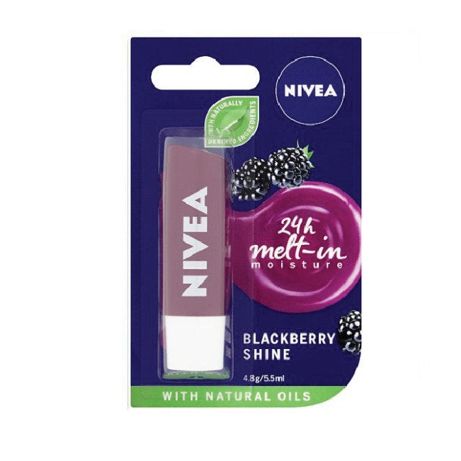 NIVEA LIP BLACKBERRY SHINE 4.8G