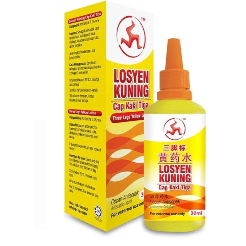 THREE LEGS YELLOW LOTION 30ML