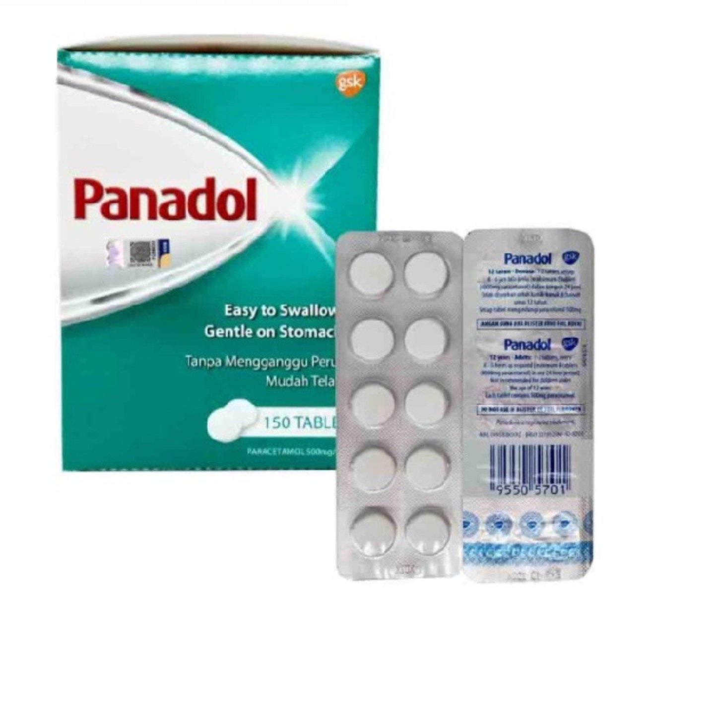 PANADOL COATED 500MG TAB 10SX15
