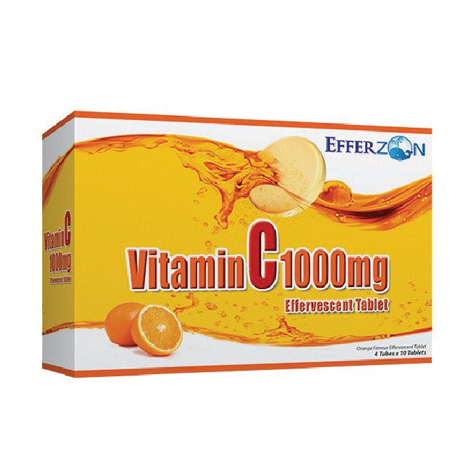 EFFERZON VITAMIN C 1000MG EFFERVESCENT 4X10S