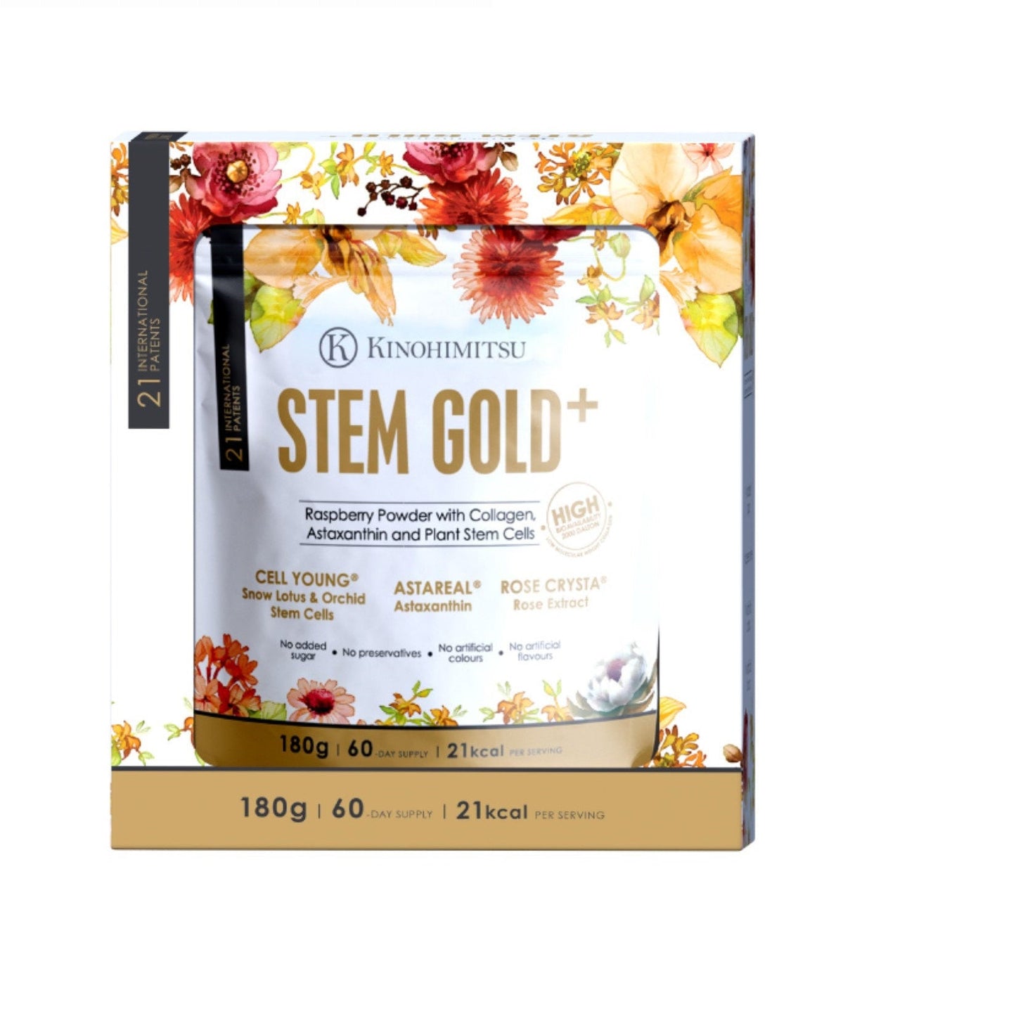 KINOHIMITSU STEM GOLD+ 180G