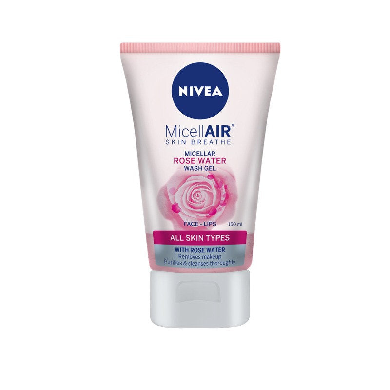 NIVEA MICELLAIR SKIN BREATHE ROSE WATER WASH GEL 150ML