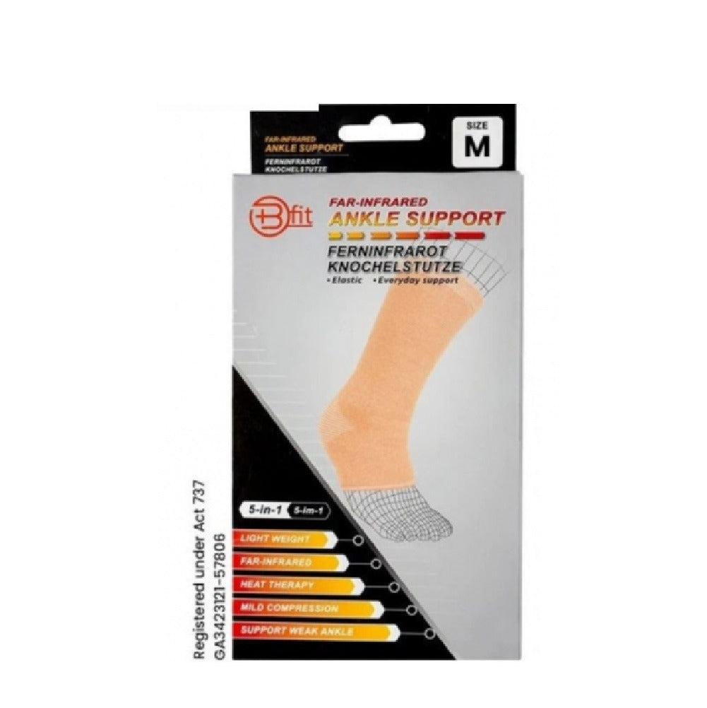 BFIT 5IN1 A121 FAR INFRARED ANKLE SUPPORT SLEEVE M