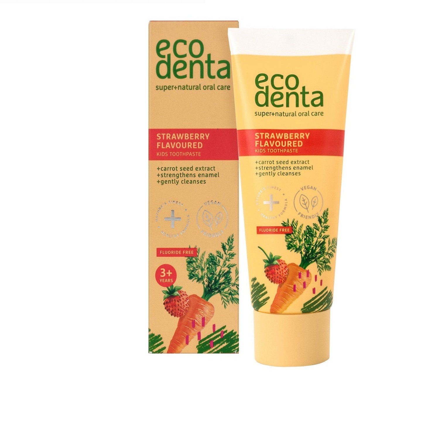 ECODENTA TOOTHPASTE KIDS WILD STRAWBERRY 75ML