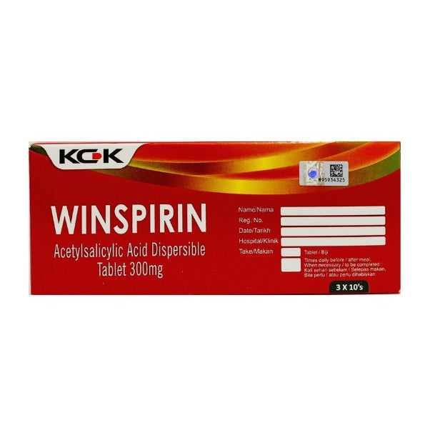 WINSPIRIN 300MG TAB 10SX3