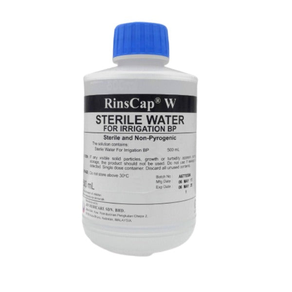 RINSCAP W STERILE WATER IRRIG 500ML