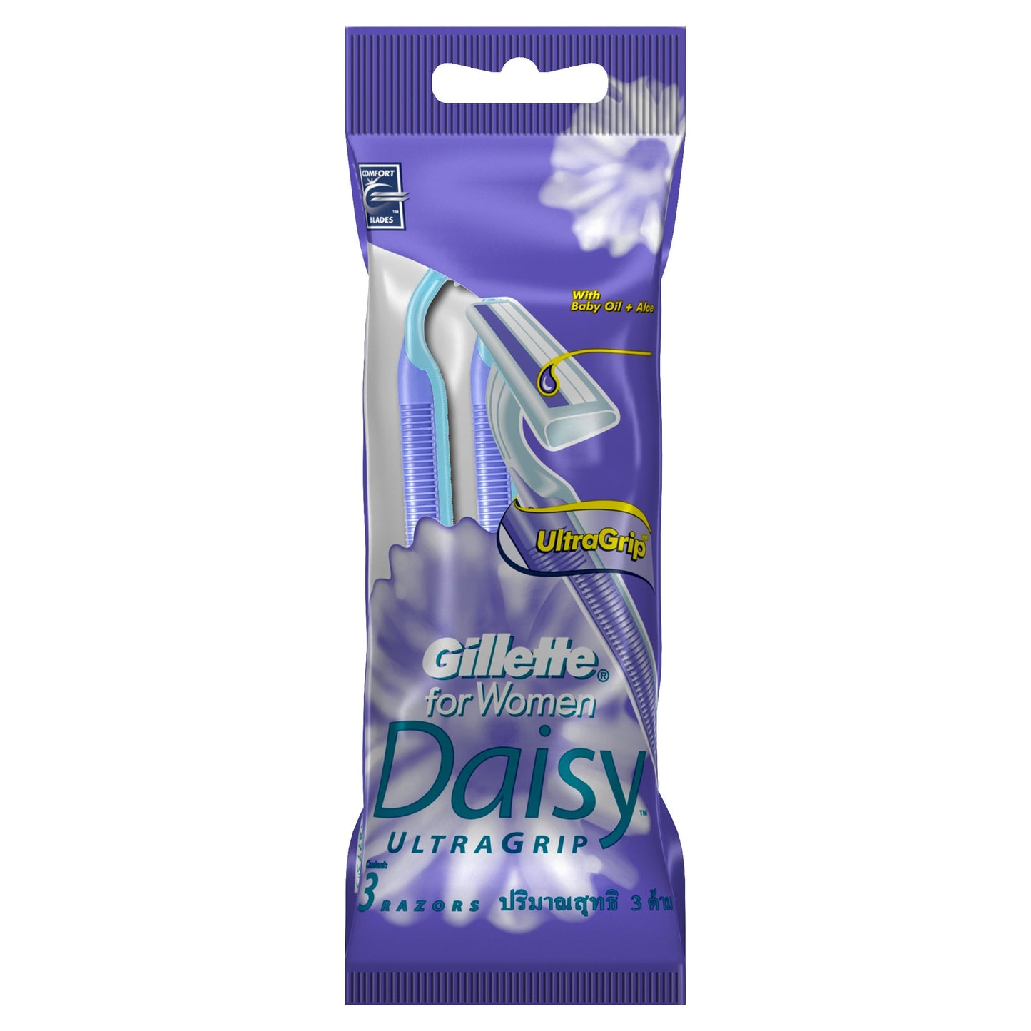 GILLETTE WOMEN DAISY ULTRAGRIP RAZOR 3S