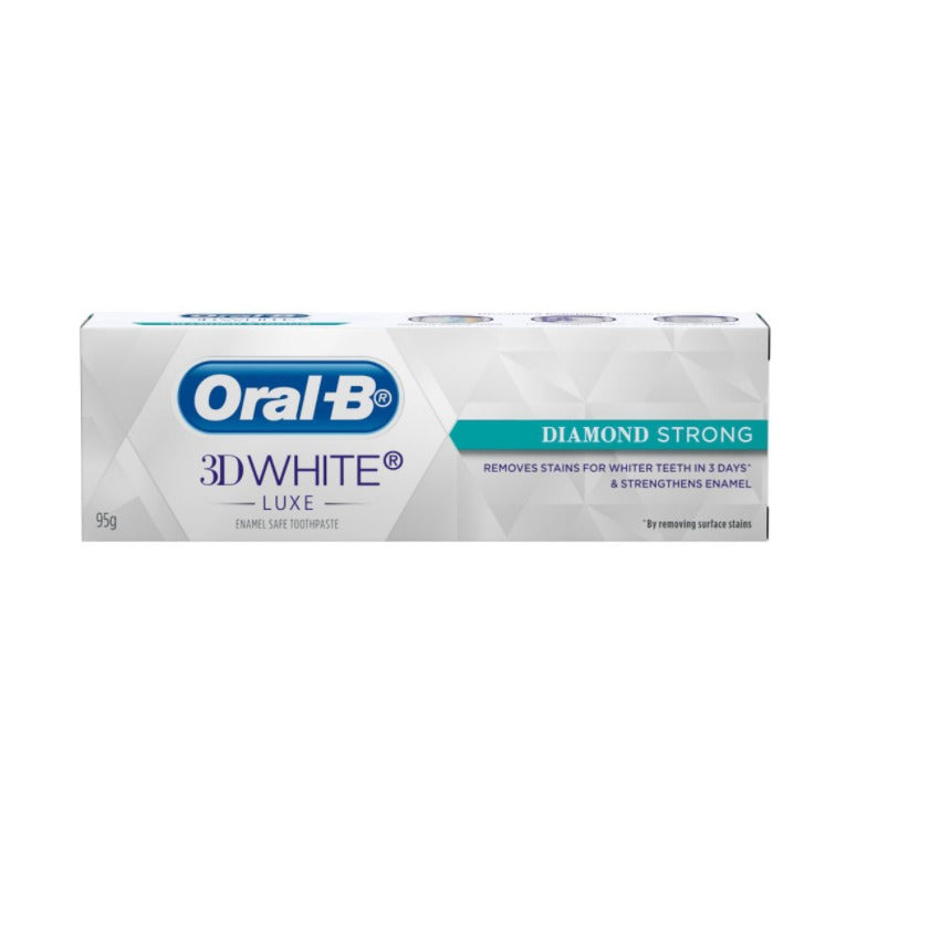 ORAL-B 3D WHITE LUXE DIAMOND STRONG TOOTHPASTE 95G