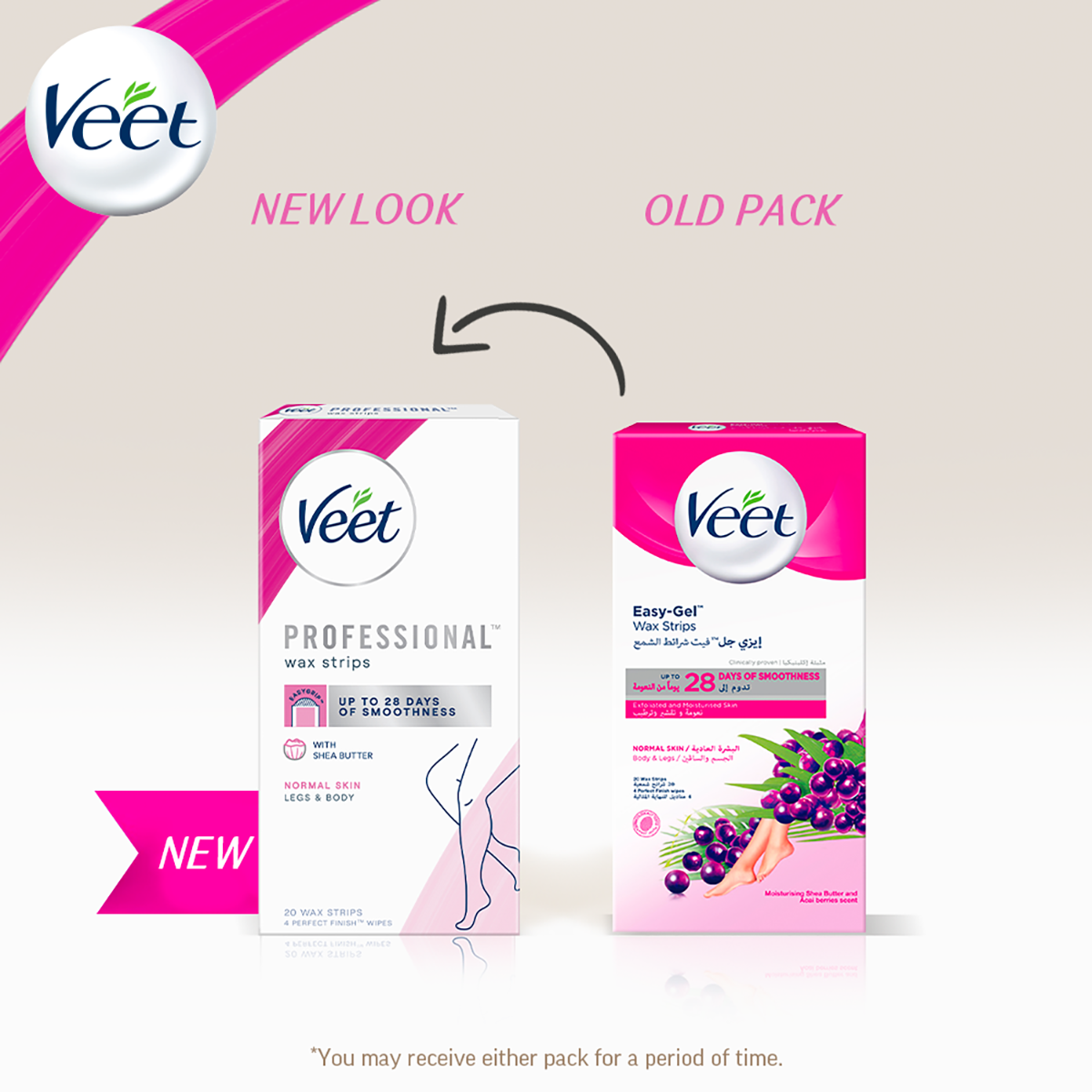VEET COLD WAX STRIPS DRY SKIN 20S
