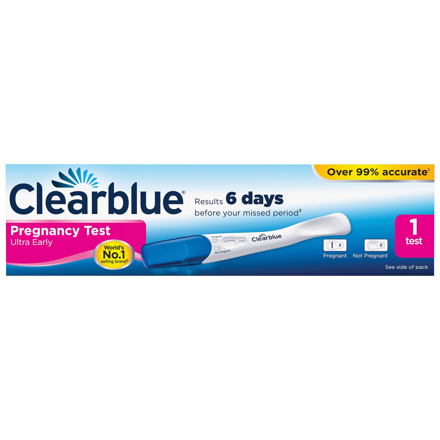 CLEARBLUE ULTRA EARLY PREGNANCY TEST 1S