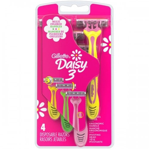 GILLETTE WOMEN DAISY CLASSIC DISPOSABLE RAZOR 5S