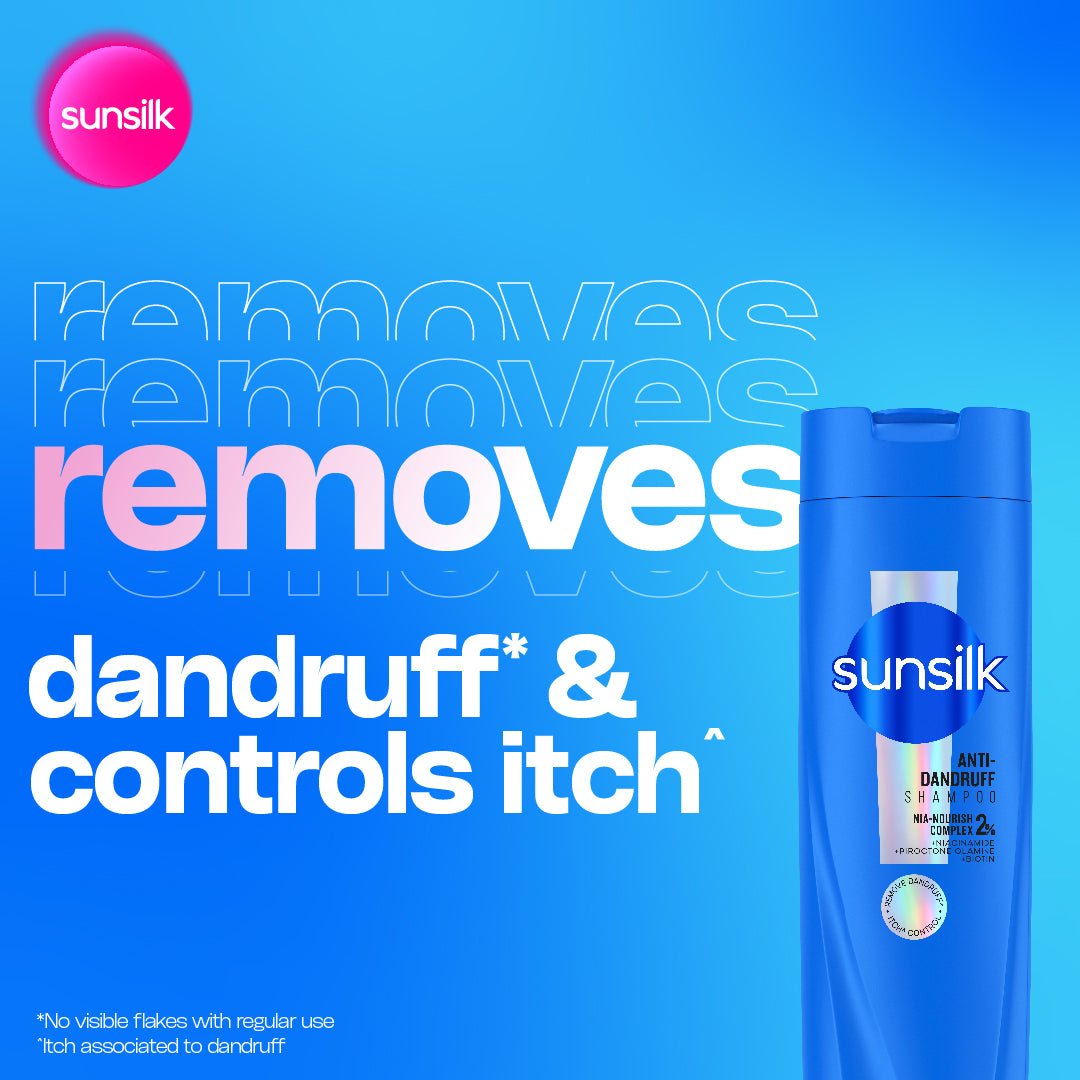 SUNSILK SHAMPOO ANTI-DANDRUFF SOLUTION 625ML