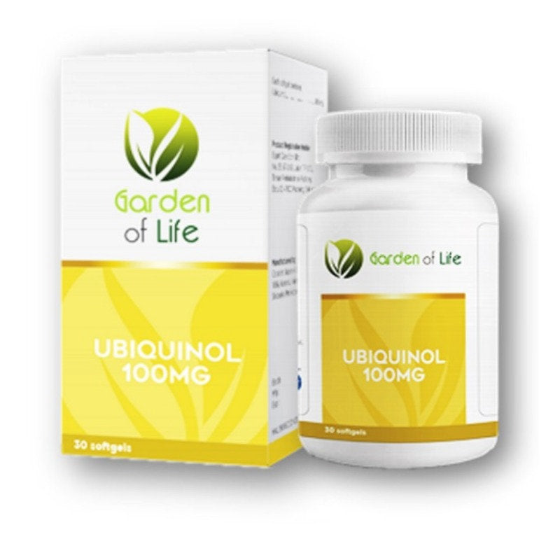 GARDEN OF LIFE COQ10 UBIQUINOL 100MG 30S