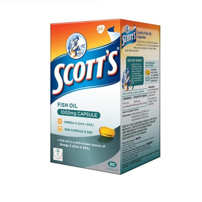 SCOTTS FISH OIL 1000MG 60S