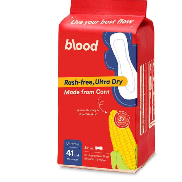 BLOOD CORN PAD ULTRATHIN MAXIMUM 41CM 8S
